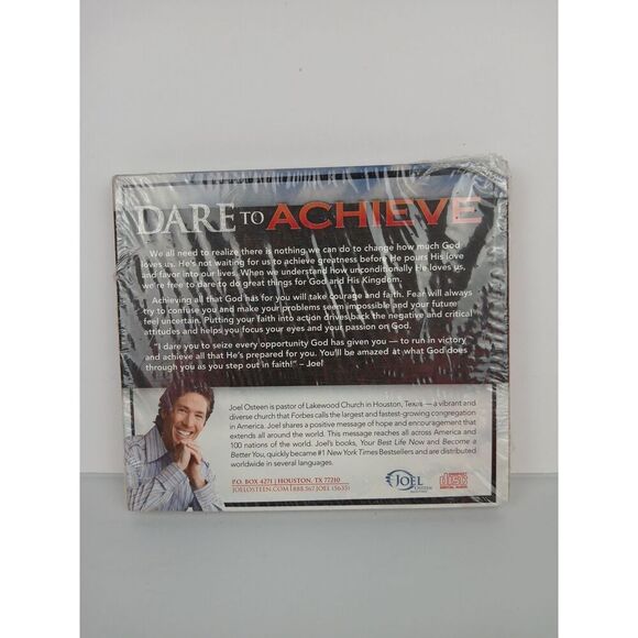 Joel Osteen Dare to Achieve Audio CD NEW SEALED Religious Personal Development - Picture 4 of 9